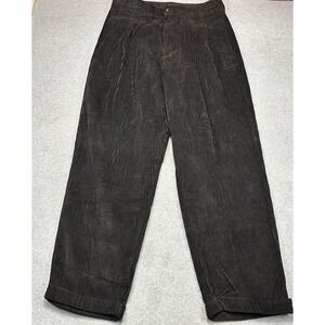 J Riggings Relaxed Fit Corduroy Pants Mens 34x34 Heavy Brushed Cotton Black